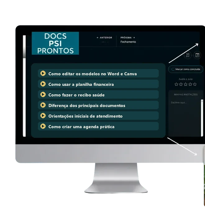 Vídeos tutoriais do Docs Psi Prontos